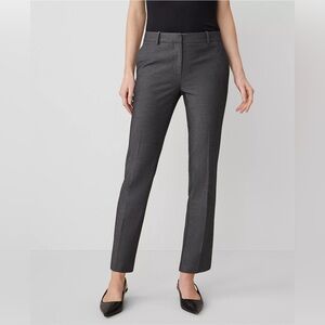 Ann Taylor Ankle Pant In Bi-Stretch Dark Gray Size 8 Petite